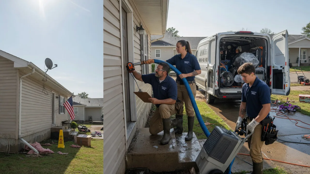 Ceiling Water Damage Restoration in Morris, IL near me